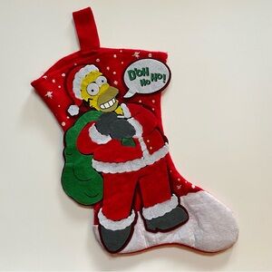 Homer Simpson Christmas Stocking